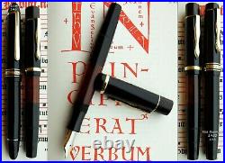 Montblanc 136 Celluloid Fountain Pen 1939. 14C M FULL Flex Nib. Rare. Serviced