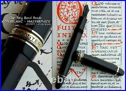 Montblanc 146 G Celluloid Fountain Pen 1949 to 1952. 14C O FULL Flex Nib. Rare