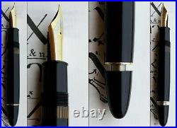 Montblanc 149 Celluloid Fountain Pen 1950's. 18C M Flex Nib. N. O. S. Mint. V. Rare