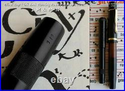 Montblanc 1 Baby BHR Safety Fountain Pen 1920's. 14C F/M Flex Nib. Serviced Rare