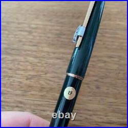 Montblanc 320 Dark Green & Gold 585 Fountain Pen EF Nib Rare Unused
