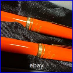 Montblanc Ballpoint Pen Mechanical Pencil Orange from Japan Rare