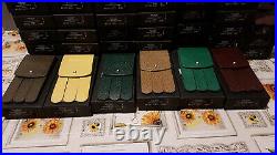 Montblanc Color Leather 3 Pen Glove Case Pouch RARE Limited Edition Complete NOS