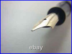 Montblanc Fountain Pen 136 Yellow Windstripe 14K (EF) Nib Vintage Super Rare