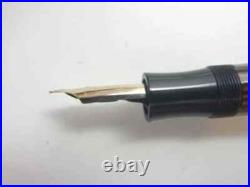 Montblanc Fountain Pen 136 Yellow Windstripe 14K (EF) Nib Vintage Super Rare