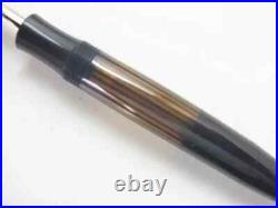 Montblanc Fountain Pen 136 Yellow Windstripe 14K (EF) Nib Vintage Super Rare