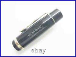 Montblanc Fountain Pen 136 Yellow Windstripe 14K (EF) Nib Vintage Super Rare