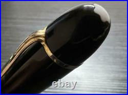Montblanc Fountain Pen Meisterstuck 149 Nib Gold 14K Medium Rare Ebonite Feed