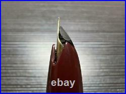 Montblanc Fountain Pen Meisterstuck No. 12 Bordeaux Nib 18K Fine Rare 1960s