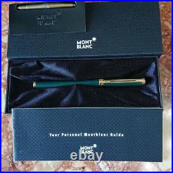 Montblanc Fountain Pen Noblesse Green Nib Gold 14K Rare Free Shipping From Japan