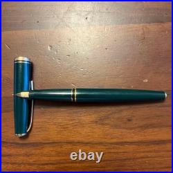Montblanc Generation Fountain Pen Green Gold 14K 585 Nib Rare Vintage Japan