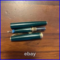 Montblanc Generation Fountain Pen Green Gold 14K 585 Nib Rare Vintage Japan