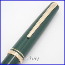 Montblanc Generation Fountain Pen Green Gold 14K 585 Nib Rare Vintage Japan