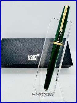 Montblanc Generation Green Fountain Pen 14K Gold Nib Rare Color Japan Brand New