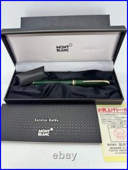 Montblanc Generation Green Fountain Pen 14K Gold Nib Rare Color Japan Brand New