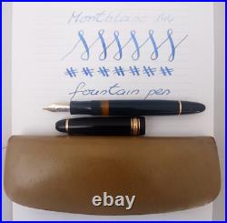Montblanc Masterpiece 144 Fountain Pen 14k F Flex Nib Rare Vintage 50s Excellent