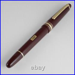 Montblanc Meisterstuck Classique 145 Bordeaux Fountain Pen OBB with Box NEW RARE