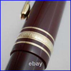 Montblanc Meisterstuck Classique 145 Bordeaux Fountain Pen OBB with Box NEW RARE