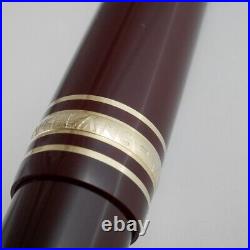 Montblanc Meisterstuck Classique 145 Bordeaux Fountain Pen OBB with Box NEW RARE