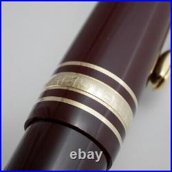 Montblanc Meisterstuck Classique 145 Bordeaux Fountain Pen OBB with Box NEW RARE