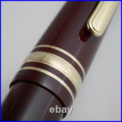 Montblanc Meisterstuck Classique 145 Bordeaux Fountain Pen OBB with Box NEW RARE