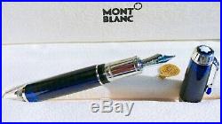 Montblanc Paseo Doble, Blue, Rare Fountain Pen