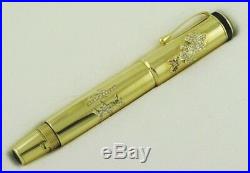 Montblanc Rare Sakura Limited Edition Of 8 Pens Solid 18k Gold Diamonds