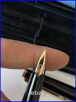 Montblanc Rare Vintage fountain pen Gold Plated NEW IN BOX