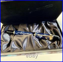 Montblanc Writer Series Edgar Allan Poe Fountain Pen Rare (b) Broad Nib