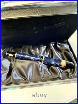 Montblanc Writer Series Edgar Allan Poe Fountain Pen Rare (b) Broad Nib