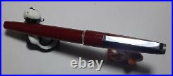 Montblank Classic 310S Fountain Pen Burgundy with Steel Nib Clip & Rings RARE