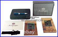 Montegrappa Blue Symphony Celluloid Ballpoint Pen Extremely Rare