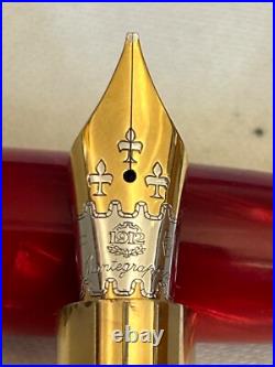 Montegrappa Celluloid Limited Edition of 24 Pieces, 18K Broad Nib-Rare