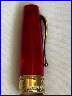 Montegrappa Celluloid Limited Edition of 24 Pieces, 18K Broad Nib-Rare