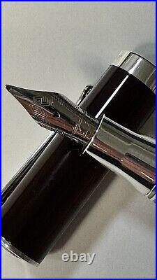 Montegrappa Espressione Rare Fountain Pen, Sterling Silver Accents, LN, Nib B