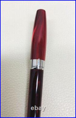 Montegrappa Felicita Red Velvet Cap type Roller Ballpoint Pen wz/Box Super Rare