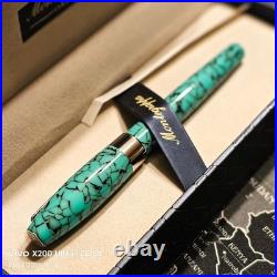Montegrappa Fortuna Barcelona Turquoise Mosaic Fountain Pen M Rare