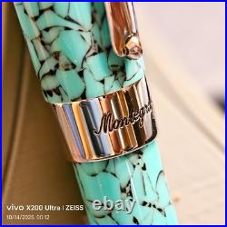 Montegrappa Fortuna Barcelona Turquoise Mosaic Fountain Pen M Rare