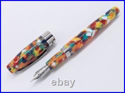 Montegrappa Fortuna Moscow Fountain Pen Stainless Steel M Nib Super Rare Boxed