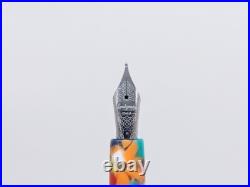 Montegrappa Fortuna Moscow Fountain Pen Stainless Steel M Nib Super Rare Boxed