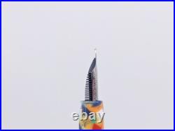 Montegrappa Fortuna Moscow Fountain Pen Stainless Steel M Nib Super Rare Boxed