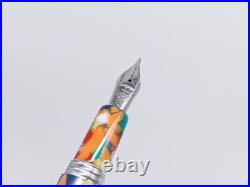 Montegrappa Fortuna Moscow Fountain Pen Stainless Steel M Nib Super Rare Boxed