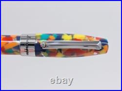 Montegrappa Fortuna Moscow Fountain Pen Stainless Steel M Nib Super Rare Boxed