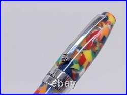 Montegrappa Fortuna Moscow Fountain Pen Stainless Steel M Nib Super Rare Boxed
