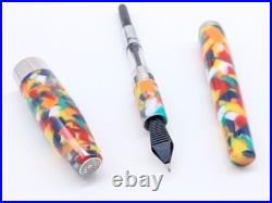 Montegrappa Fortuna Moscow Fountain Pen Stainless Steel M Nib Super Rare Boxed