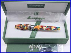 Montegrappa Fortuna Moscow Fountain Pen Stainless Steel M Nib Super Rare Boxed