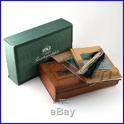 Montegrappa Reminiscence Etched 925 Vermeil Small Fountain Pen RARE