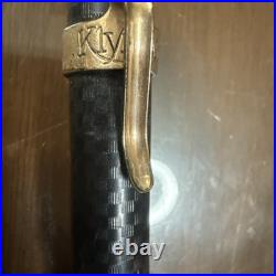 Moores Non Leak Safety Fountain Pen NY Pat Sep 1896 14 K Nib. Cap 1903 Mark Rare