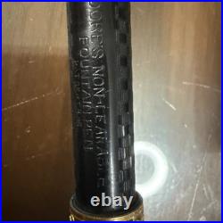Moores Non Leak Safety Fountain Pen NY Pat Sep 1896 14 K Nib. Cap 1903 Mark Rare