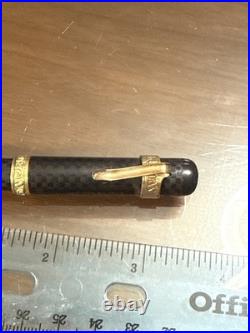 Moores Non Leak Safety Fountain Pen NY Pat Sep 1896 14 K Nib. Cap 1903 Mark Rare